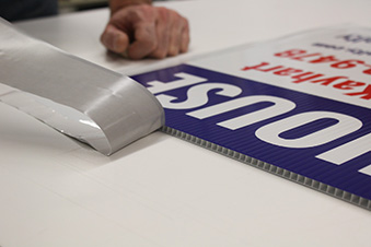 Designing a yard sign